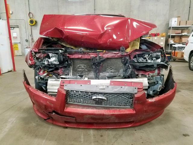 JF1SG66618H730568 - 2008 SUBARU FORESTER S წითელი ფოტო 9