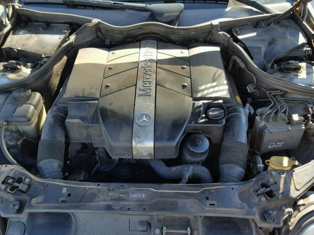 WDBRF61J74A555493 - 2004 MERCEDES-BENZ C 240 SILVER photo 7