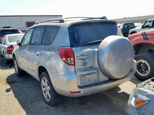 JTMZD31V476052665 - 2007 TOYOTA RAV4 LIMIT SILVER photo 3