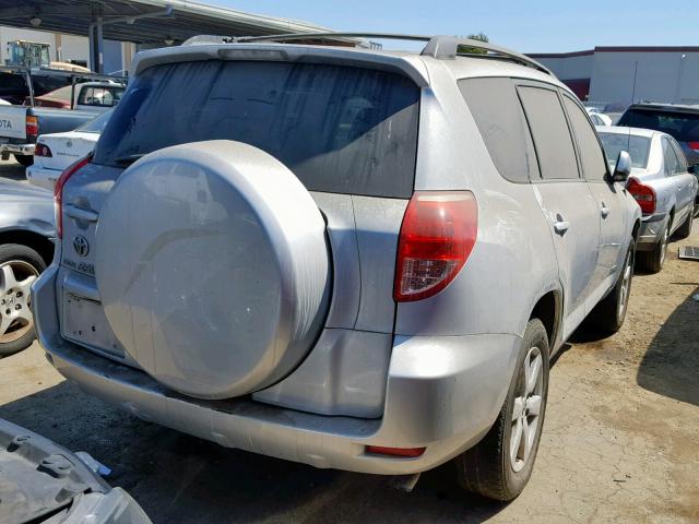 JTMZD31V476052665 - 2007 TOYOTA RAV4 LIMIT SILVER photo 4