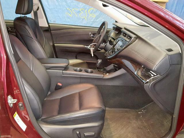 4T1BD1EB4FU044366 - 2015 TOYOTA AVALON HYB BURGUNDY photo 5