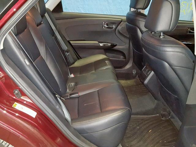 4T1BD1EB4FU044366 - 2015 TOYOTA AVALON HYB BURGUNDY photo 6