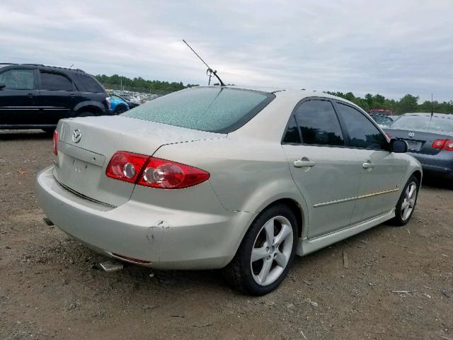 1YVHP80D355M21182 - 2005 MAZDA 6 S GOLD photo 4