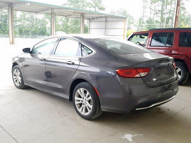 1C3CCCAB9FN626698 - 2015 CHRYSLER 200 LIMITE GRAY photo 3