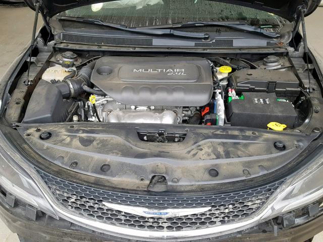 1C3CCCAB9FN626698 - 2015 CHRYSLER 200 LIMITE GRAY photo 7