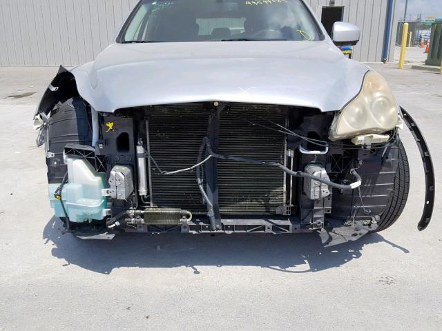 JNKAJ09E29M900788 - 2009 INFINITI EX35 BASE SILVER photo 9