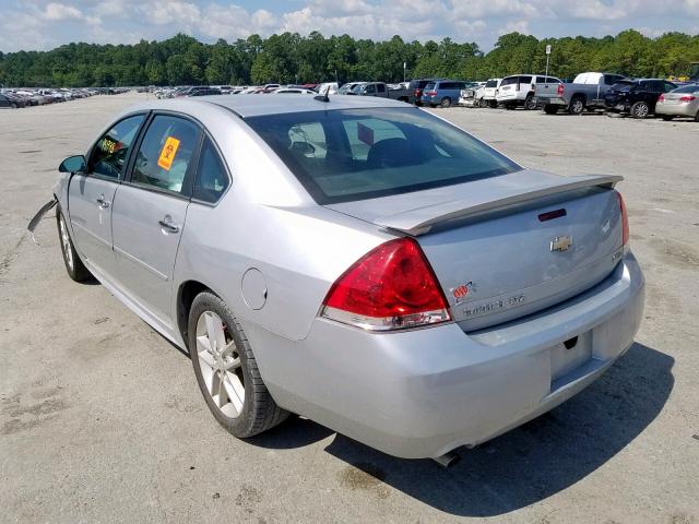 2G1WC5E30D1220517 - 2013 CHEVROLET IMPALA LTZ SILVER photo 3