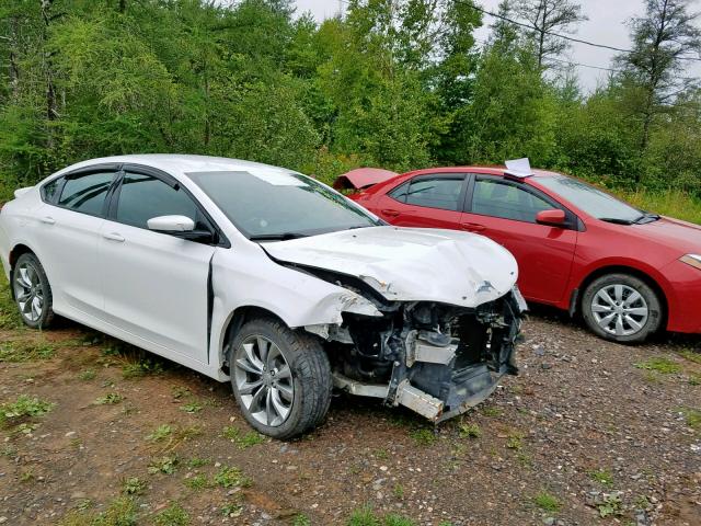 1C3CCCBG6FN609030 - 2015 CHRYSLER 200 S WHITE photo 1