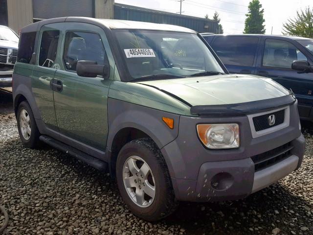 5J6YH27593L035755 - 2003 HONDA ELEMENT EX GREEN photo 1