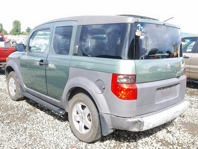 5J6YH27593L035755 - 2003 HONDA ELEMENT EX GREEN photo 3