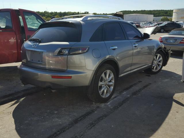 JNRAS08U38X103163 - 2008 INFINITI FX35 GRAY photo 4