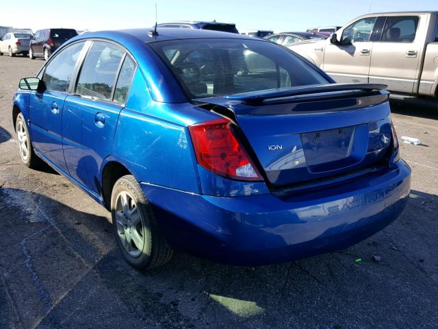 1G8AJ55F66Z131136 - 2006 SATURN ION LEVEL BLUE photo 3