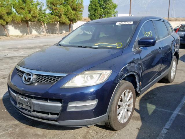 JM3TB38Y670120891 - 2007 MAZDA CX-9 BLUE photo 2