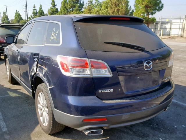 JM3TB38Y670120891 - 2007 MAZDA CX-9 BLUE photo 3