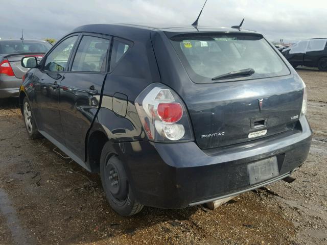 5Y2SP67829Z456707 - 2009 PONTIAC VIBE BLACK photo 3