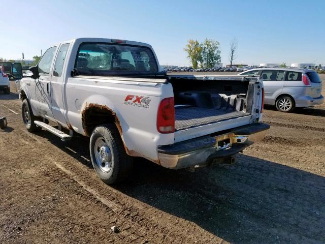 1FTSX21507EA54888 - 2007 FORD F250 SUPER WHITE photo 3