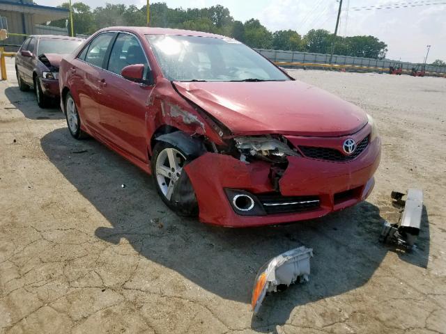 4T1BF1FK6CU538068 - 2012 TOYOTA CAMRY BASE RED photo 1