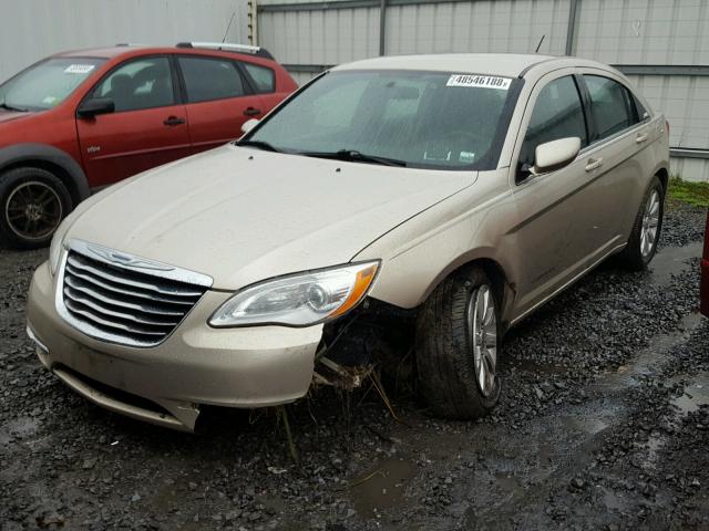 1C3CCBBG1EN105803 - 2014 CHRYSLER 200 TOURIN GOLD photo 2