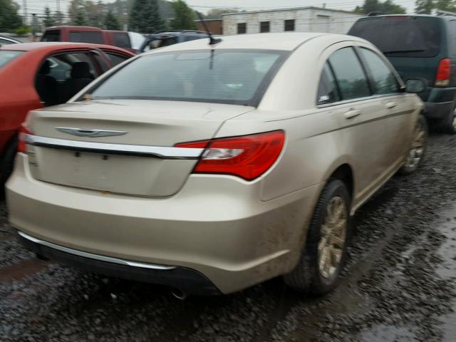 1C3CCBBG1EN105803 - 2014 CHRYSLER 200 TOURIN GOLD photo 4