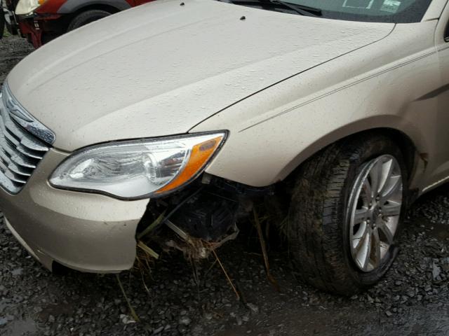 1C3CCBBG1EN105803 - 2014 CHRYSLER 200 TOURIN GOLD photo 9