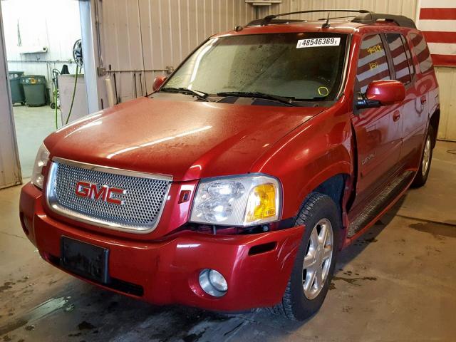 1GKET66M456183809 - 2005 GMC ENVOY DENA RED photo 2