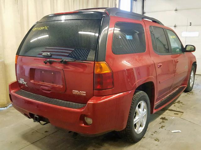 1GKET66M456183809 - 2005 GMC ENVOY DENA RED photo 4