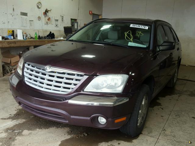 2C8GM68424R363701 - 2004 CHRYSLER PACIFICA PURPLE photo 2