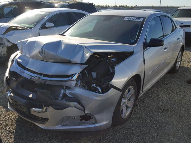 1G11B5SL2FF191504 - 2015 CHEVROLET MALIBU LS ვერცხლისფერი ფოტო 2