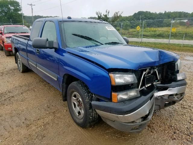 1GCEC19T54E232330 - 2004 CHEVROLET SILVERADO BLUE photo 1