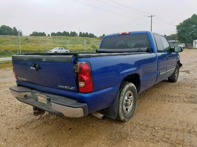 1GCEC19T54E232330 - 2004 CHEVROLET SILVERADO BLUE photo 4