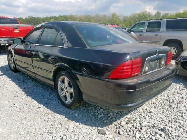 1LNHM87A22Y675160 - 2002 LINCOLN LS BLACK photo 3