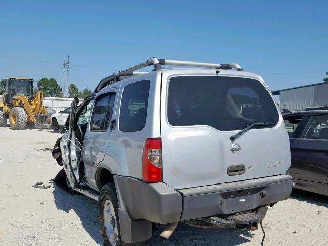 5N1ED28T63C628843 - 2003 NISSAN XTERRA XE SILVER photo 3