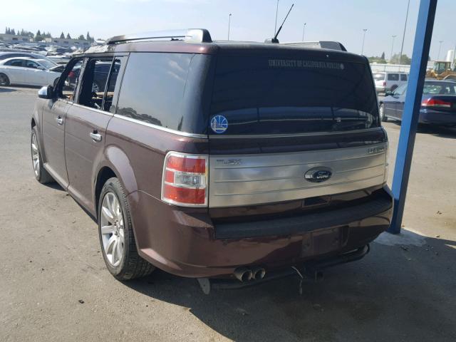 2FMGK5DC3ABA98320 - 2010 FORD FLEX LIMIT BURN photo 3