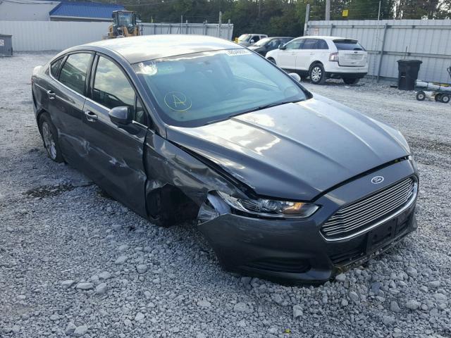 1FA6P0G72G5126646 - 2016 FORD FUSION S GRAY photo 1