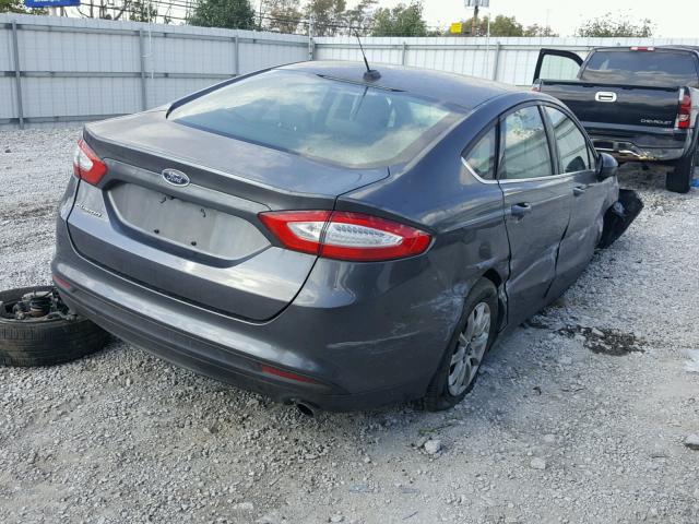 1FA6P0G72G5126646 - 2016 FORD FUSION S GRAY photo 4