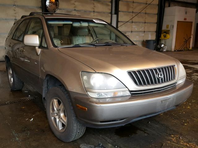 JT6HF10U6Y0107776 - 2000 LEXUS RX 300 GOLD photo 1