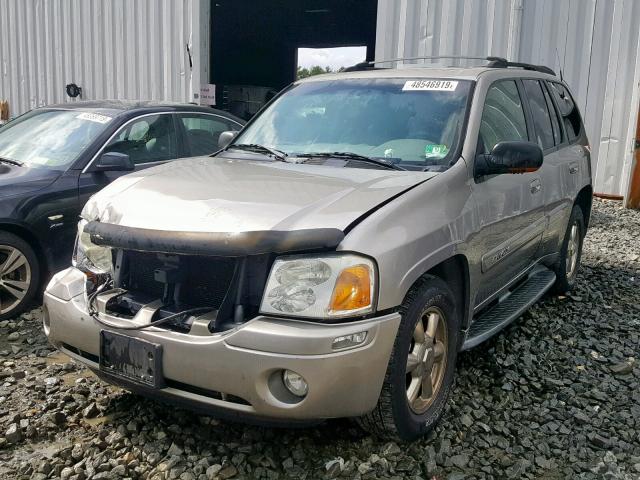 1GKDT13S922281559 - 2002 GMC ENVOY TAN photo 2