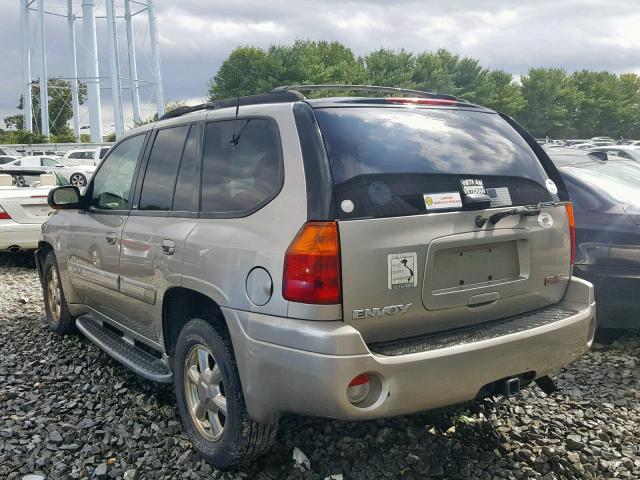 1GKDT13S922281559 - 2002 GMC ENVOY TAN photo 3