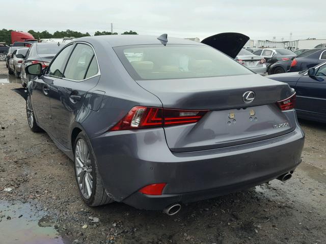 JTHBA1D21G5023614 - 2016 LEXUS IS 200T GRAY photo 3