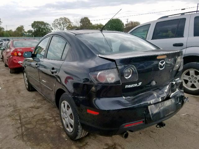 JM1BK12F971719276 - 2007 MAZDA 3 I BLACK photo 3