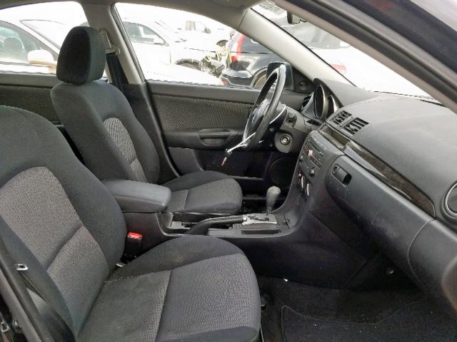 JM1BK12F971719276 - 2007 MAZDA 3 I BLACK photo 5