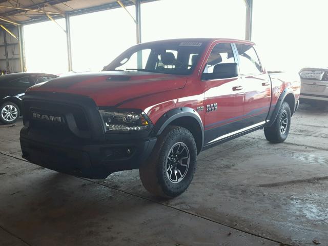 1C6RR7YT8GS406554 - 2016 RAM 1500 REBEL წითელი ფოტო 2