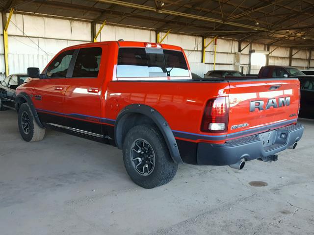 1C6RR7YT8GS406554 - 2016 RAM 1500 REBEL წითელი ფოტო 3