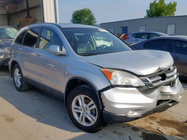 5J6RE4H76BL116459 - 2011 HONDA CR-V EXL SILVER photo 1