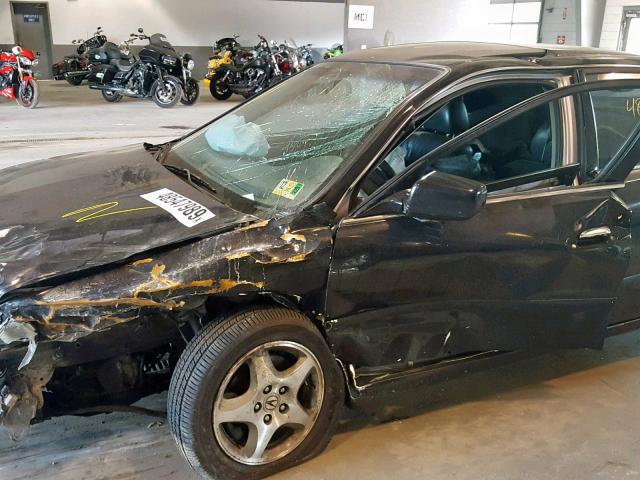 19UUA56673A033049 - 2003 ACURA 3.2TL BLACK photo 10