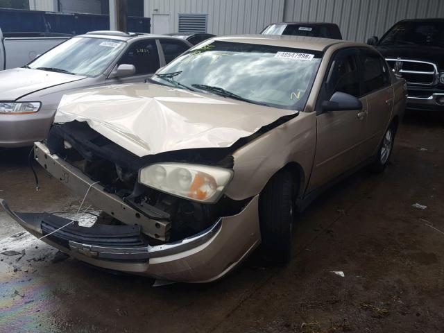 1G1ZT52865F304848 - 2005 CHEVROLET MALIBU LS 金色 照片 2