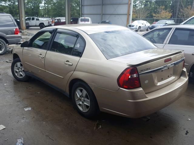 1G1ZT52865F304848 - 2005 CHEVROLET MALIBU LS 金色 照片 3