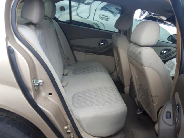 1G1ZT52865F304848 - 2005 CHEVROLET MALIBU LS 金色 照片 6