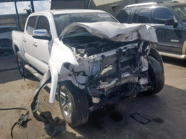 3TMGZ5AN8KM211524 - 2019 TOYOTA TACOMA DOU WHITE photo 1