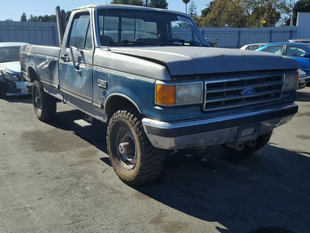 2FTHF26M2MCA12463 - 1991 FORD F250 TEAL photo 1